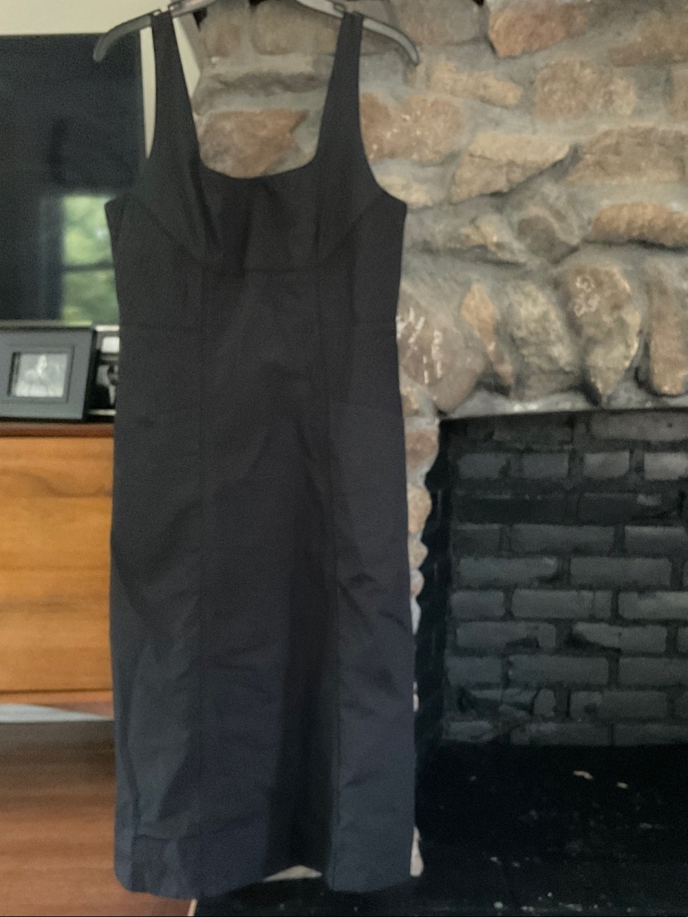 Banana Republic Black Midi Sheath Dress